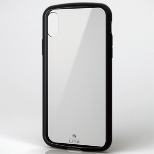 ELECOM ハイブリッドケース ≪TOUGH SLIM LITE≫ iPhoneXS・iPhoneX用 耐衝撃タイプ PM-A18BTSLCCR