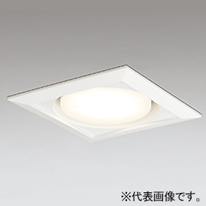 LEDダウンライト 角型 R15 クラス2 高気密SB形 白熱灯器具100Wクラス LED電球フラット形 口金GX53-1 電球色〜昼光色  Bluetooth®調光・調色 拡散配光 埋込穴φ100 オフホワイト OD361323BCR