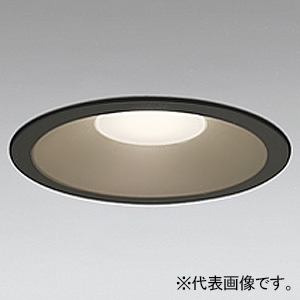 オーデリック 【限定特価】LEDベースダウンライト R15 クラス2 高気密SB形 白熱灯器具60Wクラス LED一体型 電球色 非調光タイプ 拡散配光 埋込穴φ150 ブラック OD261776R