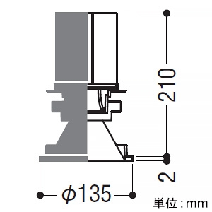 XD253517WM (コイズミ照明)｜ベースダウンライト φ125｜業務用照明器具