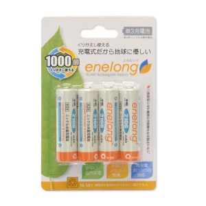 日本トラストテクノロジー 【生産完了品】enelong 2100mAh 単3形 4本パック EL21D3P4