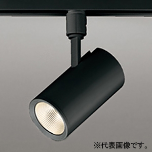 LEDスポットライト プラグタイプ R15 クラス2 白熱灯器具100W相当 LED一体型 電球色 連続調光タイプ ミディアム配光 レール取付専用  ブラック OS256510R
