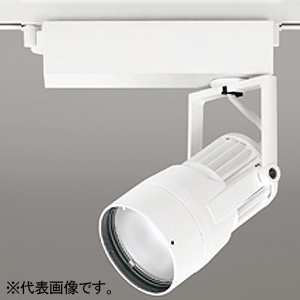 LEDスポットライト プラグタイプ 高彩色タイプ 反射板タイプ C1950 CDM-T35Wクラス LED一体型 温白色 非調光タイプ スプレッド配光  電源装置付属 レール取付専用 オフホワイト XS412127H