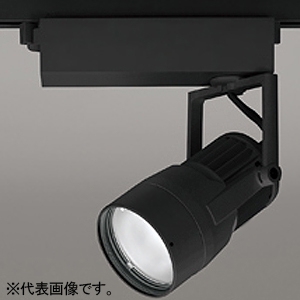 LEDスポットライト プラグタイプ 反射板タイプ C1950 CDM-T35Wクラス LED一体型 昼白色 非調光タイプ ナロー配光 電源装置付属  レール取付専用 マットブラック XS412201