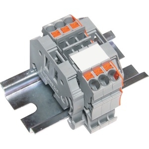 スプリング式端子台2線式 3極 電線サイズ0.25〜2.5 SPTB24A-2-3P