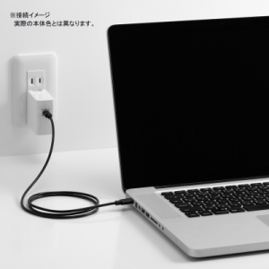 ヤザワ PD対応USBアダプター1ポート45W ブラック PD対応USBアダプター1ポート45W ブラック VFPD45BK 画像3