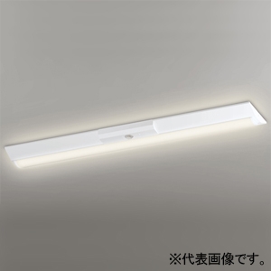 オーデリック 非常用照明器具 ≪LED-LINE≫ LEDベースライト 階段通路誘導灯兼用型 R15 クラス2 直付型 40形 逆富士型(幅230mm) 6900lmタイプ Hf32W高出力×2灯相当 LEDユニット型 電球色 非調光タイプ XR506005R6E