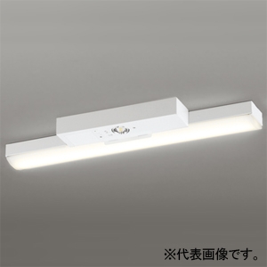 オーデリック 非常用照明器具 ≪LED-LINE≫ LEDベースライト 階段通路誘導灯兼用型 R15 クラス2 直付型 20形 トラフ型 3200lmタイプ Hf16W高出力×2灯相当 LEDユニット型 電球色 非調光タイプ XR506007R4E