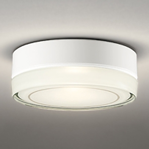 LED非常用照明器具・誘導灯器具 直付型 防雨型 壁面・天井面取付兼用 FCL20W相当 LED一体型 電球色 ねじ込式 オフホワイト OR037035