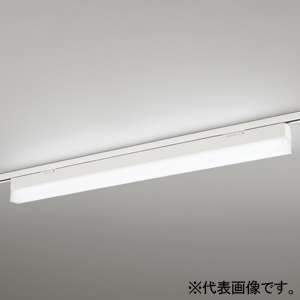 オーデリック LEDベースライト ≪SOLID LINE SLIM≫ レール取付専用 R15 クラス2 高光束タイプ 900mmタイプ FLR40W×2灯相当 LEDユニット型 白色 非調光タイプ オフホワイト OL291568R1C