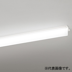 LEDベースライト ≪LED-SLIM≫ 連結中間部用 導光パネルタイプ Cチャンネル回避型 3200lmタイプ LED一体型 白色 非調光タイプ  OD301210C