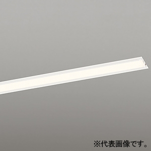 LEDベースライト ≪LED-SLIM≫ 連結端部用 下面パネルタイプ Cチャンネル回避型 5000lmタイプ LED一体型 電球色 非調光タイプ  OD301214E