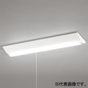 オーデリック LEDベースライト ≪LED-LINE≫ R15 クラス2 直付型 20形 逆富士型(幅230mm) 800lmタイプ FL20W×1灯相当 LEDユニット型 昼光色 非調光タイプ プルスイッチ付 XL501104R1A