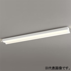 オーデリック LEDベースライト ≪LED-LINE≫ R15 クラス2 直付型 40形 反射笠付 4000lmタイプ FLR40W×2灯相当 LEDユニット型 電球色 非調光タイプ XL501011R2E