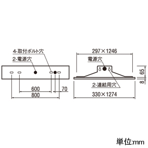 オーデリック LEDベースライト ≪LED-LINE≫ R15 クラス2 埋込型 40形 下面開放型(幅300mm) 2000lmタイプ FLR40W×1灯相当 LEDユニット型 昼光色 非調光タイプ LEDベースライト ≪LED-LINE≫ R15 クラス2 埋込型 40形 下面開放型(幅300mm) 2000lmタイプ FLR40W×1灯相当 LEDユニット型 昼光色 非調光タイプ XD504011R1A 画像2