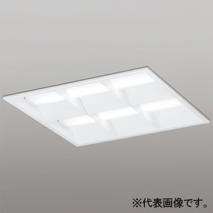 オーデリック LED角型ベースライト ≪LED-SQUARE≫ 埋込型 省電力タイプ ルーバー付 FHP32W×4灯相当 LEDユニット型 白色 非調光タイプ LED角型ベースライト ≪LED-SQUARE≫ 埋込型 省電力タイプ ルーバー付 FHP32W×4灯相当 LEDユニット型 白色 非調光タイプ XD466031P2C