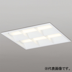 オーデリック LED角型ベースライト ≪LED-SQUARE≫ 埋込型 省電力タイプ ルーバー付 FHP32W×4灯相当 LEDユニット型 電球色 非調光タイプ LED角型ベースライト ≪LED-SQUARE≫ 埋込型 省電力タイプ ルーバー付 FHP32W×4灯相当 LEDユニット型 電球色 非調光タイプ XD466031P2E