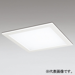 LED角型ベースライト ≪LED-SQUARE≫ 埋込型 下面アクリルカバー付 FHT42W×2灯相当 LED一体型 温白色 非調光タイプ  XD466023