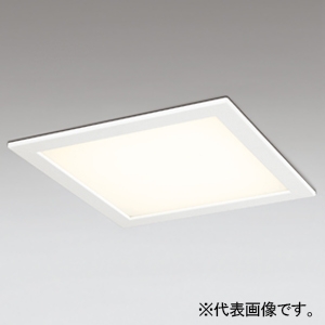 LED角型ベースライト ≪LED-SQUARE≫ 埋込型 下面アクリルカバー付 FHT42W×2灯相当 LED一体型 電球色 非調光タイプ  XD466024