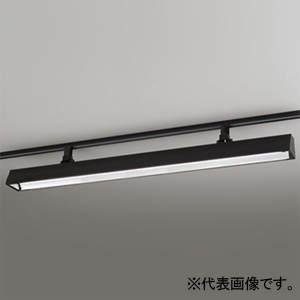 オーデリック LEDベースライト ≪LED-TUBE≫ R15 クラス2 ライティングダクトレール用 灯具可動型 4000lmタイプ FL40W×2灯相当 LEDランプ型 昼白色 非調光タイプ ブラック XL551035R3