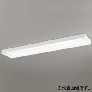 オーデリック LEDベースライト ≪LED-TUBE≫ R15 クラス2 直付型 40形 下面開放型 2灯用 2100lmタイプ FL40W×2灯相当 LEDランプ型 片側給電・片側配線タイプ 昼白色 Bluetooth&reg;調光 XL551091R7H