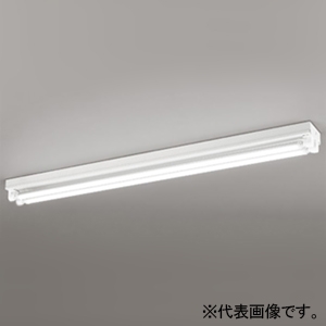 オーデリック LEDベースライト ≪LED-TUBE≫ R15 クラス2 直付型 40形 トラフ型 2灯用 3400lmタイプ Hf32W高出力×2灯相当 LEDランプ型 片側給電・片側配線タイプ 昼白色 非調光タイプ XL551648R2