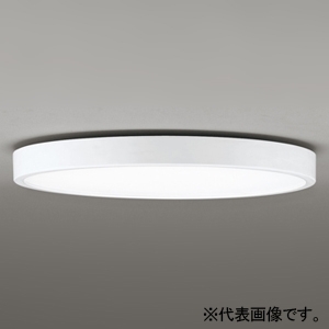 オーデリック LEDシーリングライト ≪FLAT PLATE≫ 丸型 高演色LED 〜8畳用 LED一体型 電球色〜昼光色 Bluetooth&reg;調光・調色 クイック取付型 オフホワイト OL291364BR