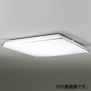 LEDシーリングライト 角型 高演色LED 〜10畳用 LED一体型 電球色〜昼光色 調光・調色タイプ 二重セード リモコン付属 OL251390R