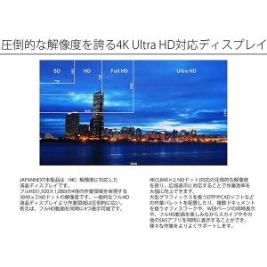 JAPANNEXT 法人様限定 法人モデル 50インチ 大型液晶ディスプレイ 4K HDR PCモニター 代引き決済不可 法人様限定 法人モデル 50インチ 大型液晶ディスプレイ 4K HDR PCモニター 代引き決済不可 JN-HDR501V4K 画像2