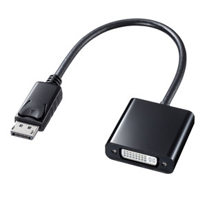 サンワサプライ DisplayPort-DVI変換アダプタ AD-DPDV04