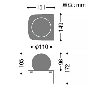 AT51302 (コイズミ照明)｜インテリアスタンド｜住宅用照明器具｜電材堂