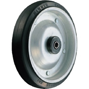 ハンマー S型ゴムB入り車輪 435S-RB180 180mm 435S-RB180