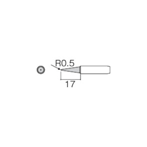 白光 こて先 B型 2mmあげ 900M-T-BF2