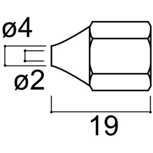 白光 ノズル 2.0mm A1083