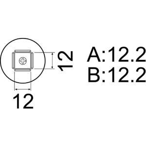 白光 ノズル QFP 12mmX12mm A1262B