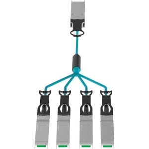 パンドウイット QSFP28 to 4xSFP28 100G to 25GブレークアウトOM4 1m AZ83NQ2S2AQM001 AZ83NQ2S2AQM001