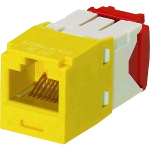 パンドウイット カテゴリ5E RJ45モジュラージャック UTP TGタイプ 黄 CJ5E88TGYL CJ5E88TGYL