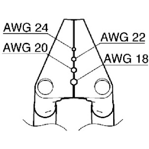 白光 ベント型ブレード 18-24AWG ベント型ブレード 18-24AWG G2-1602