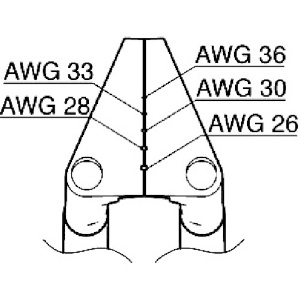 白光 ベント型ブレード 26-36AWG G2-1603