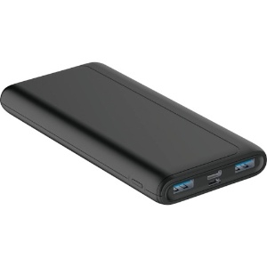 ハイディスク モバイルバッテリー 10000mAh HD-PD20W10000BTBK