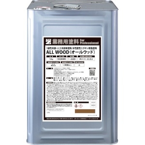 BANーZI 【生産完了品】木部・人工木用塗料 ALL WOOD 16kg パインウッド 19-40H K-ALW/K16E10