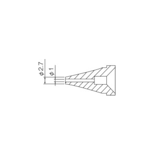 白光 ノズル/1.0mm N60-02