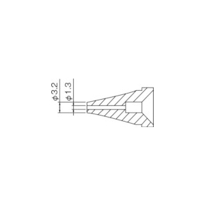 白光 ノズル/1.3mm N60-03