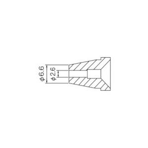 白光 ノズル/2.6mm N60-06