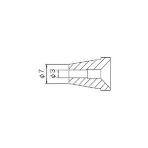 白光 ノズル/3.0mm N60-07