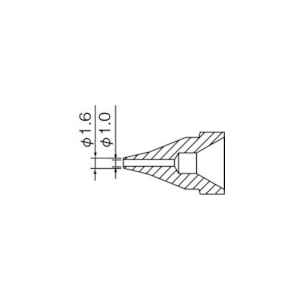 白光 SS型 ノズル/1.0mm N61-03