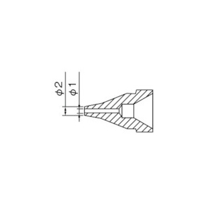 白光 ノズル 1.0MM S型 N61-05