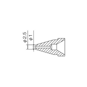 白光 ノズル 1.0MM N61-08