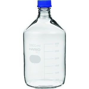 HARIO 耐熱ねじ口瓶 3.800mL NBO-3.8L-SCI