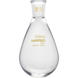 HARIO 共通摺合せなすフラスコ 100ml TS15/25 NFJ-100-15.25-SCI